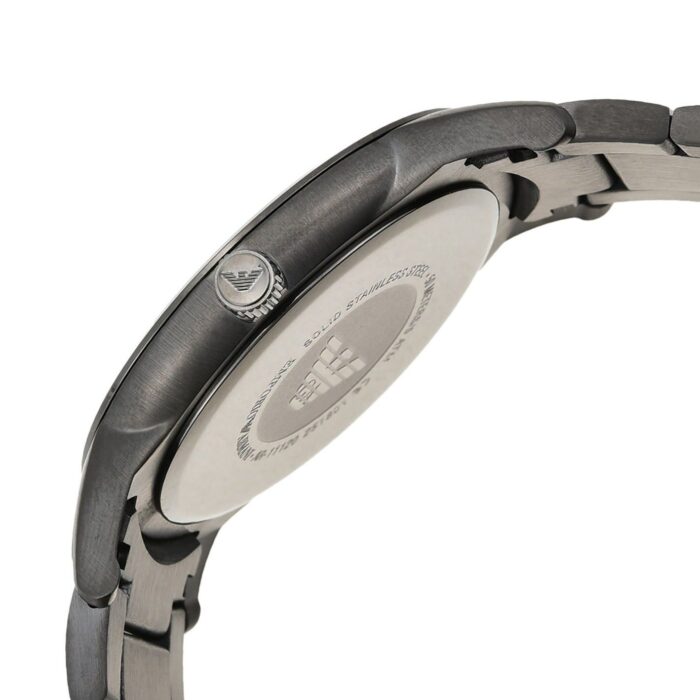 Emporio Armani Renato Quartz Grey Dial Grey Steel Strap Watch For Men - AR11120 - Image 7